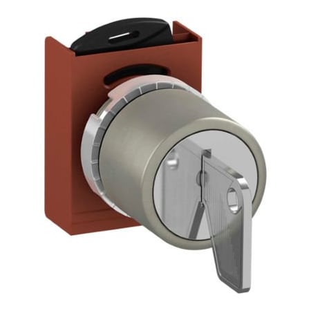 Springer Controls Co ABB Keyed Selector, 22mm, Metal, 1 Key Code, I CAM, P9M-SCI0C01 P9M-SCI0C01